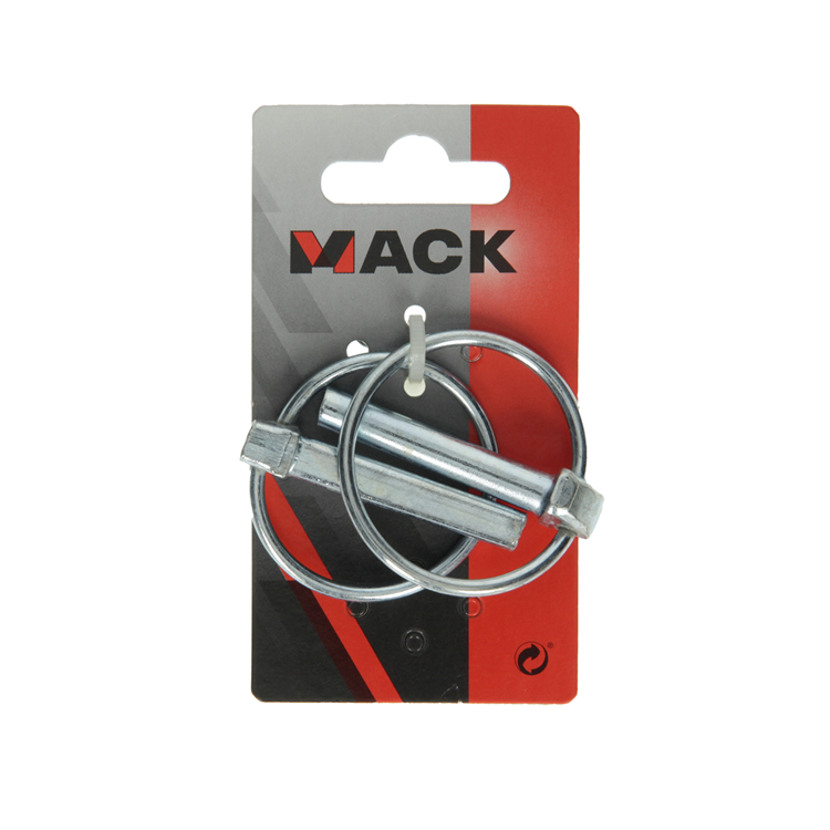 Mack 1008537 - 2 plooibare borgpennen 8mm verzinkt | 10 stuks