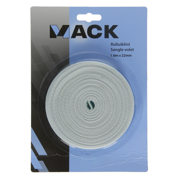 Mack 1010056 - rolluiklint 6mx22mm | 5 stuks