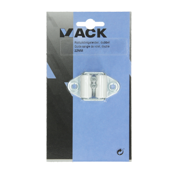 Mack 1010106 - 1 dubbele rolluiklintgeleider 22mm | 10 stuks