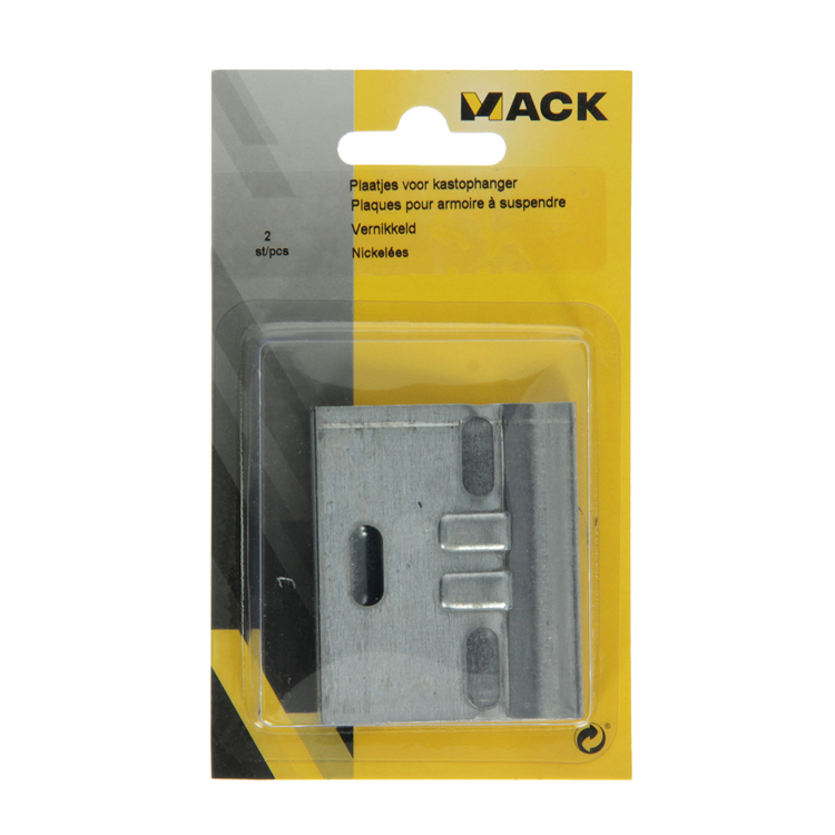 Mack 1013781 - 2 plaatjes voor kastophanger | 10 stuks