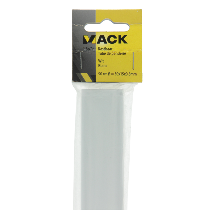 Mack 1014449 - kastbaar wit l 90 cm h 30 x b 15 x 0,8 mm | 5 stuks