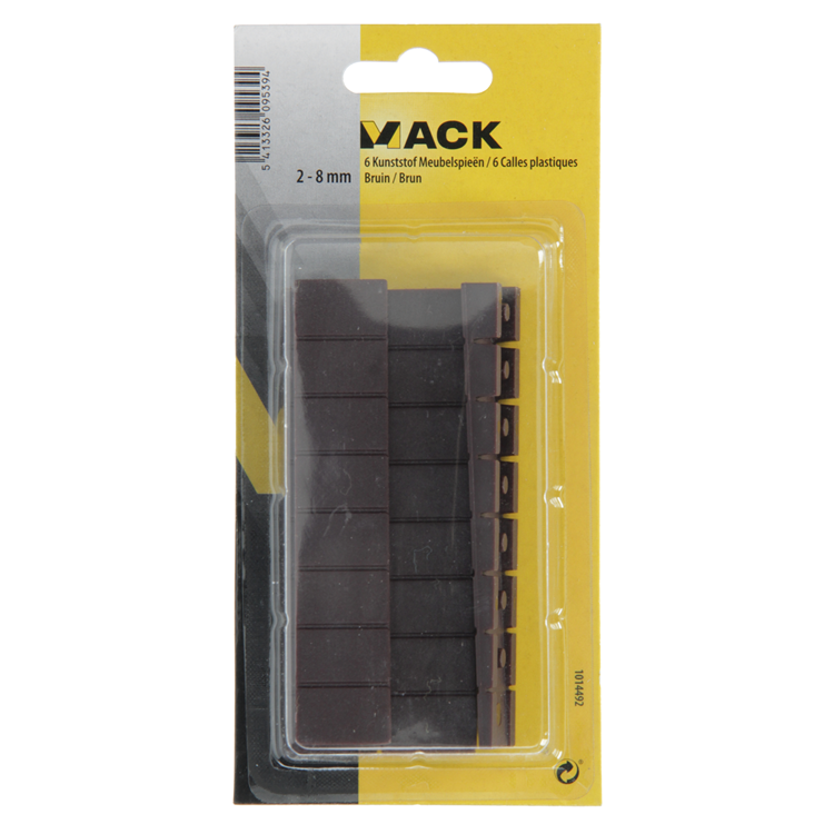 Mack 1014492 - 6 kunststof meubelspieen | 5 stuks