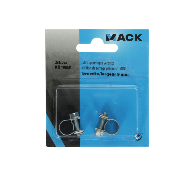 Mack 1011654 - slangklem verz 8-10mm 2st | 12 stuks