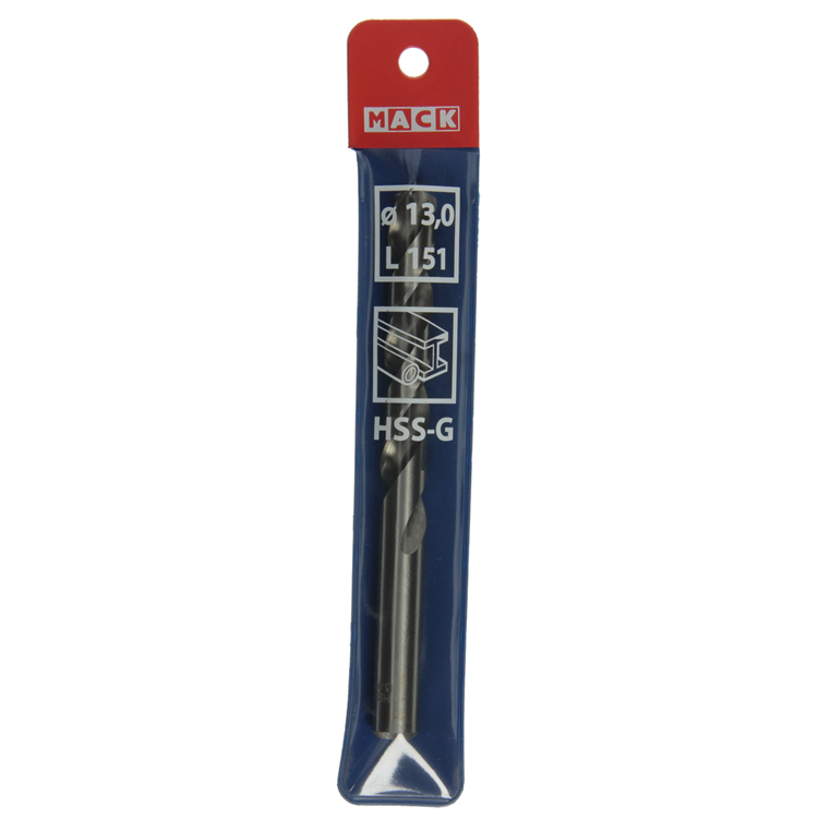 Mack 1018196 - metaalboor hss g din 338 ø 13,0 x 151 mm | 5 stuks