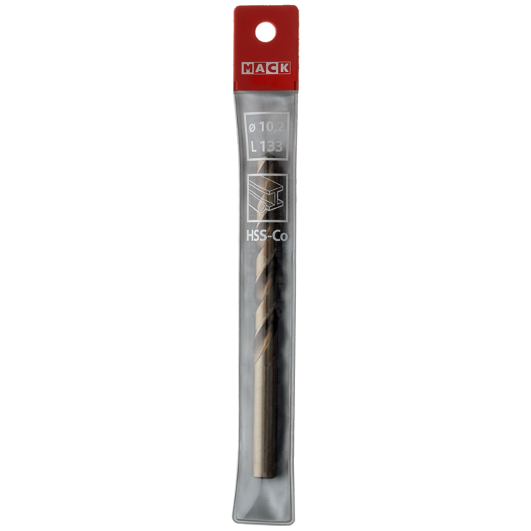 Mack 1018203 - metaalboor hss co5% din 338 ø 10,2 x 133 mm | 5 stuks