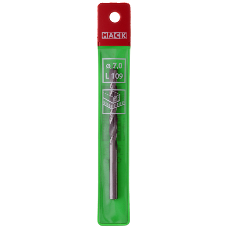 Mack 1018249 - machinehoutboor + centreerpunt ø 7,0 x 109 mm | 5 stuks