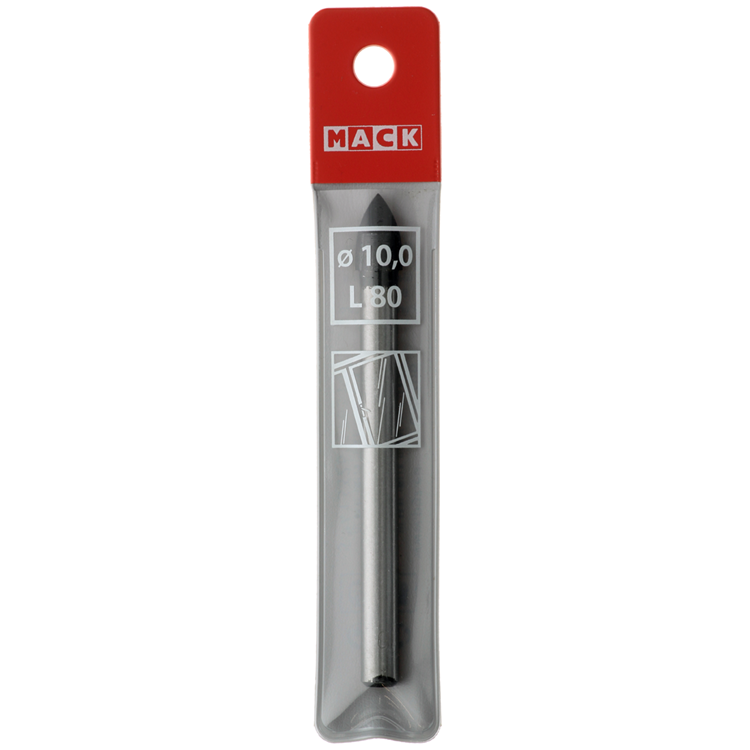 Mack 1018286 - glas- tegelboor ø 10,0 x 80 mm | 5 stuks