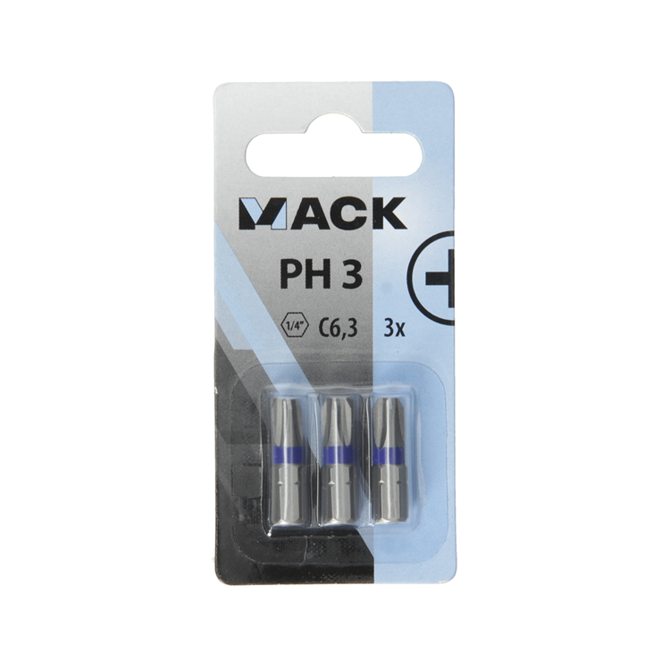 Mack 1018291 - schroefbit ph3 l25mm 3st | 5 stuks