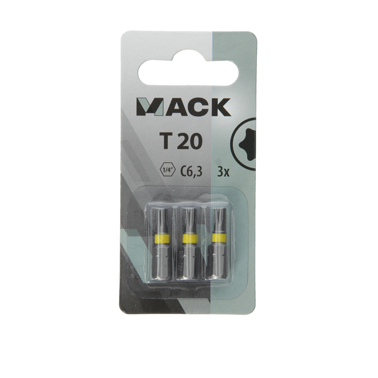 Mack 1018303 - schroefbit t20 l25mm 3st | 5 stuks