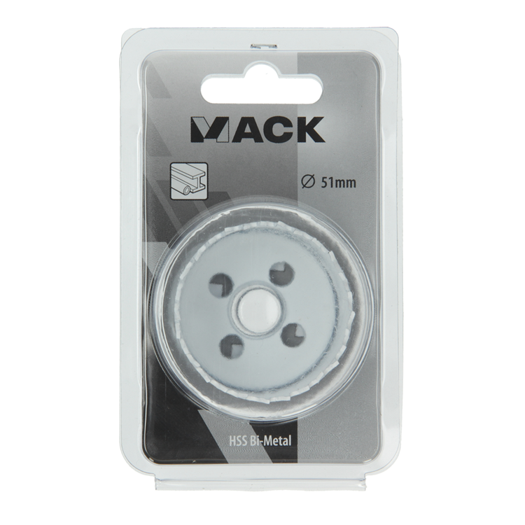 Mack 1018327 - gatzaag bimetaal ø 51mm | 3 stuks