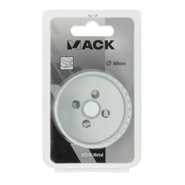 Mack 1018329 - gatzaag bimetaal ø 60mm | 3 stuks