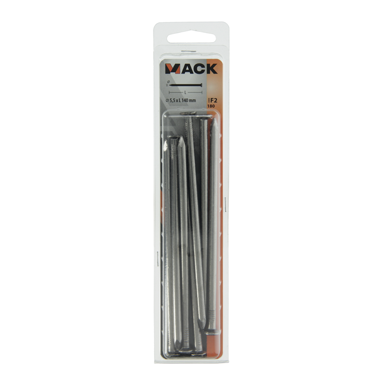 Mack 1017128 - nagel platte kop 180 gr 5,5 x 140 mm | 10 stuks