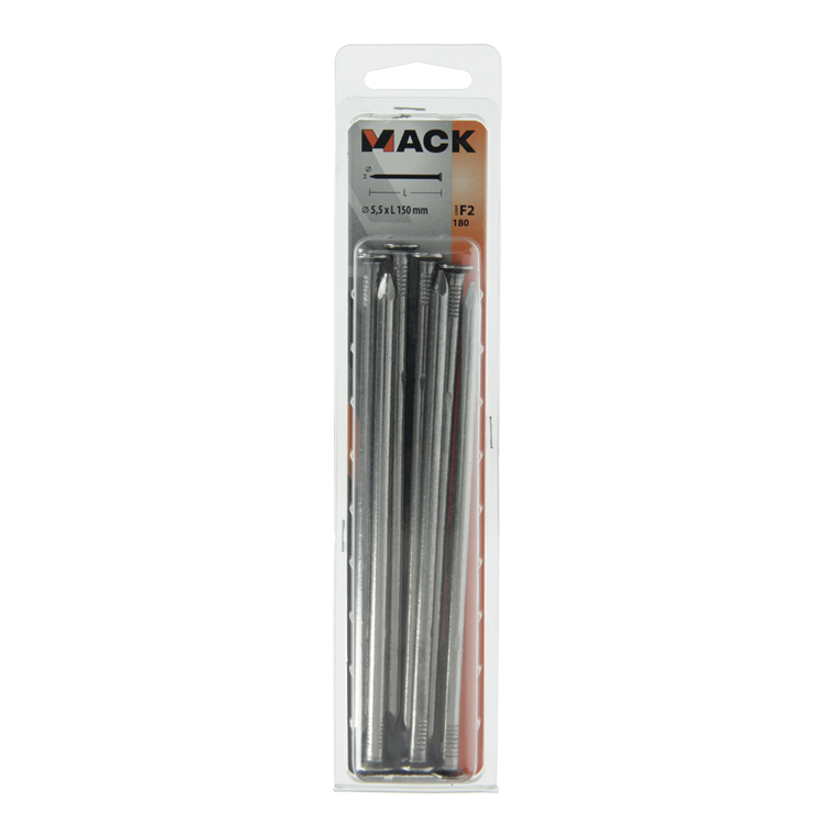 Mack 1017129 - nagel platte kop 180 gr 5,5 x 150 mm | 5 stuks