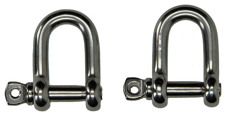 Mack 1008456 - 2 kelven recht 6mm inox | 10 stuks