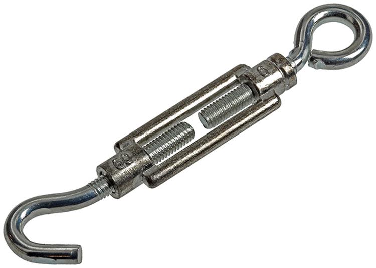 Mack 1008458 - 2 spanners oog + haak m6 x 60mm verzinkt | 10 stuks