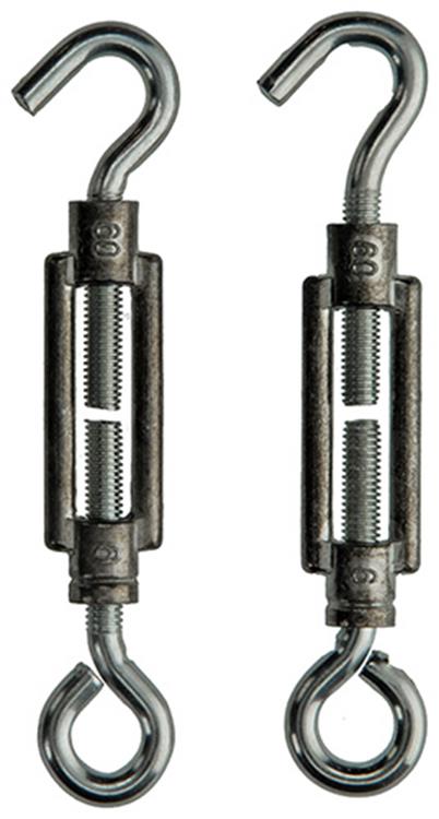 Mack 1008458 - 2 spanners oog + haak m6 x 60mm verzinkt | 10 stuks