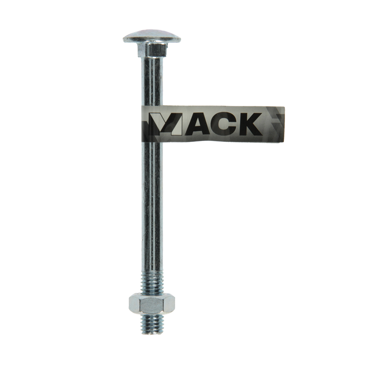 Mack 1017591 - houtbout + moer staal verzinkt1 st m10 x 120 mm | 10 stuks