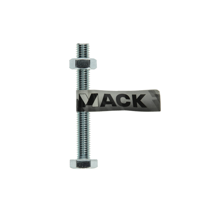 Mack 1017625 - tapbout + moer staal verzinkt 1 st m10 x 80 mm | 10 stuks