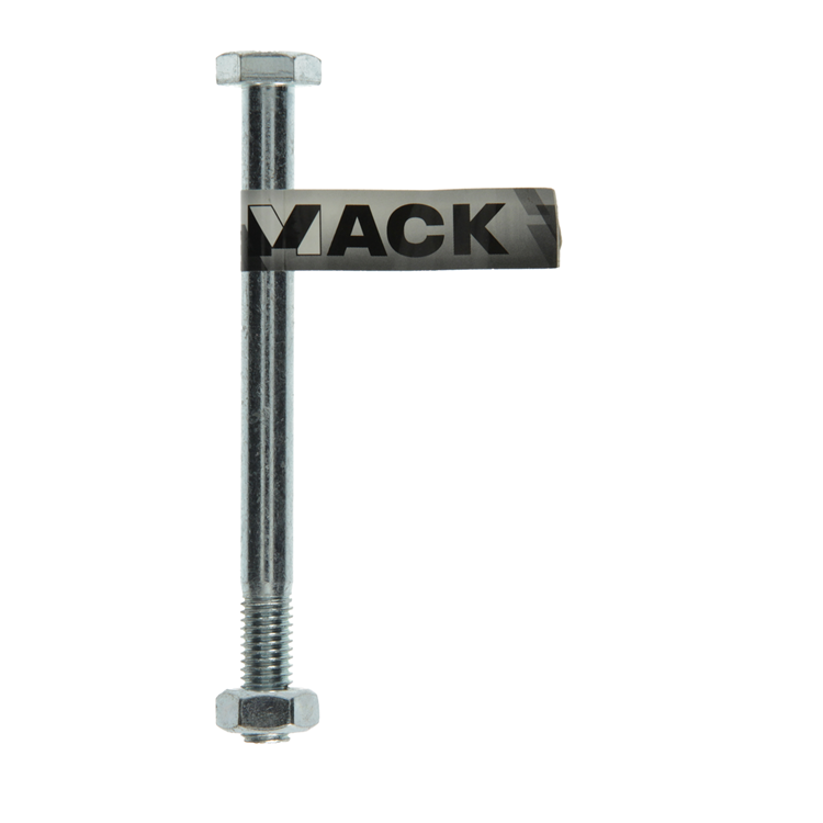 Mack 1017628 - mekaniekbout + moer staal verzinkt 1 st m10 x 120 mm | 10 stuks
