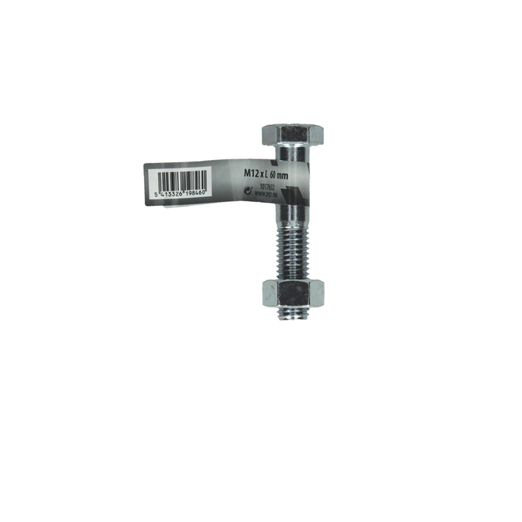 Mack 1017632 - mekaniekbout + moer staal verzinkt 1 st m12 x 60 mm | 10 stuks