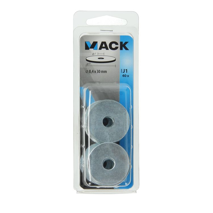 Mack 1018128 - carrosserie sluitring verzinkt40 st 8,4 x 30 mm | 5 stuks
