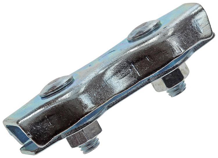 Mack 1008497 - 2 staaldraadklemmen 5mm duplex verzinkt | 10 stuks