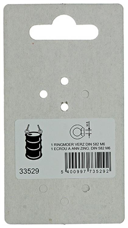Mack 1008499 - 1 ringmoer din 582 m6 verzinkt | 10 stuks