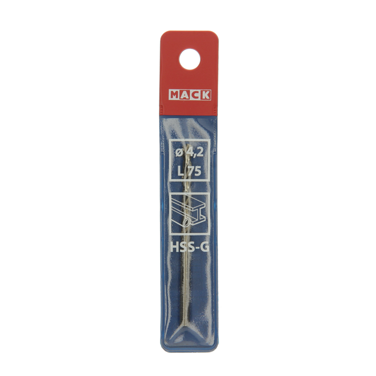 Mack 1018404 - metaalboor hss g din 338 ø 4,2 x 75 mm | 5 stuks