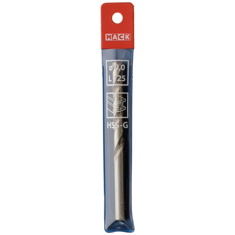 Mack 1018414 - metaalboor hss g din 338 ø 9,0 x 125 mm | 5 stuks