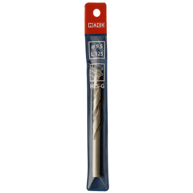 Mack 1018415 - metaalboor hss g din 338 ø 9,5 x 125 mm | 5 stuks