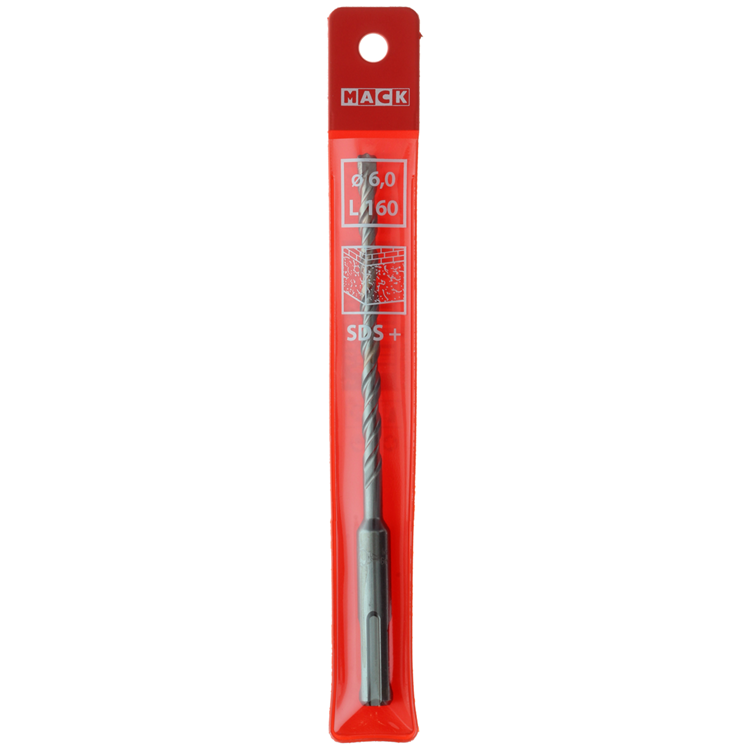 Mack 1018478 - hamerboor sds + ø 6,0 x 160 mm | 5 stuks