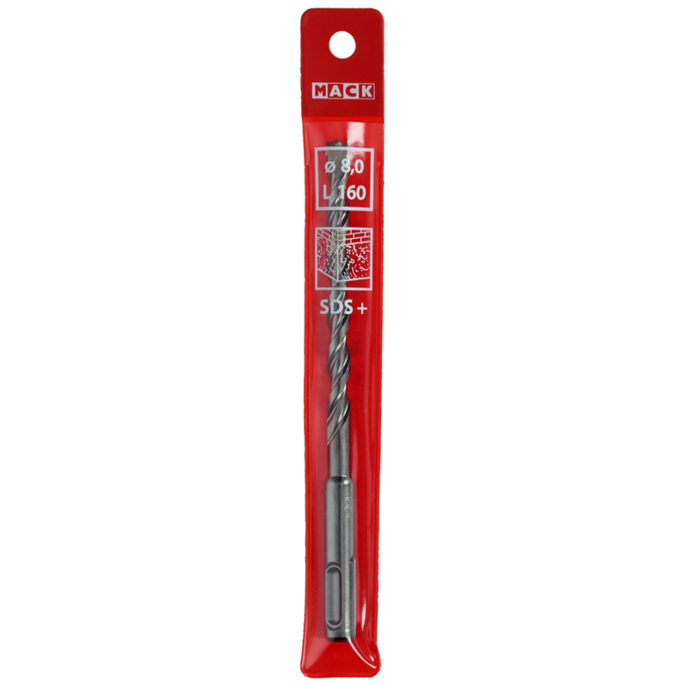 Mack 1018479 - hamerboor sds + ø 8,0 x 160 mm | 5 stuks