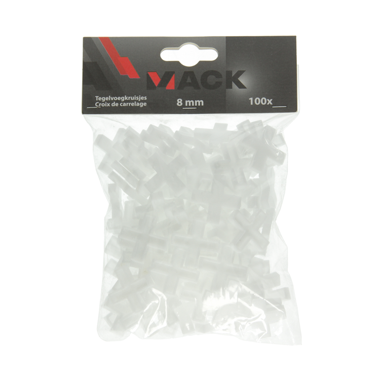 Mack 1066058 - tegelvoegkruisjes 8mm 100st | 5 stuks