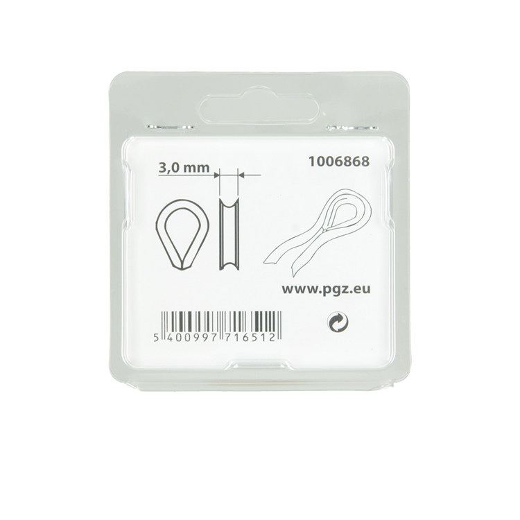 Mack 1006868 - 4 verzinkte kousen bl 3mm | 5 stuks
