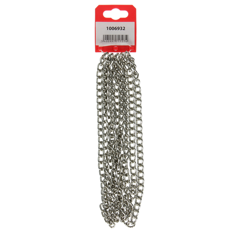 Mack 1006932 - gourmetteketting vernikkeld ø 2,5mm l 8mm 2m | 5 stuks
