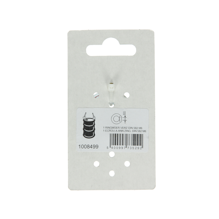 Mack 1008499 - 1 ringmoer din 582 m6 verzinkt | 10 stuks