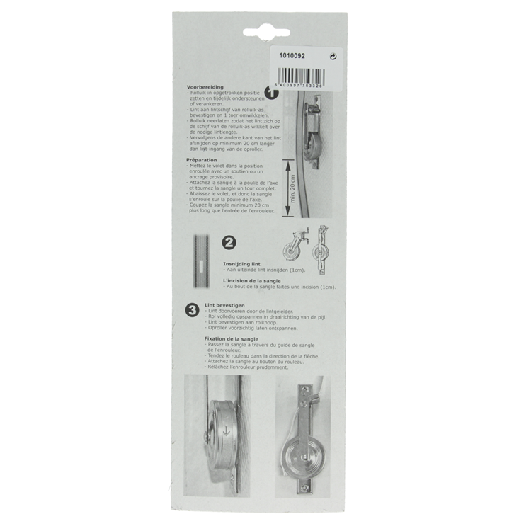 Mack 1010092 - 1 lintoproller opzet 6m 22mm | 5 stuks