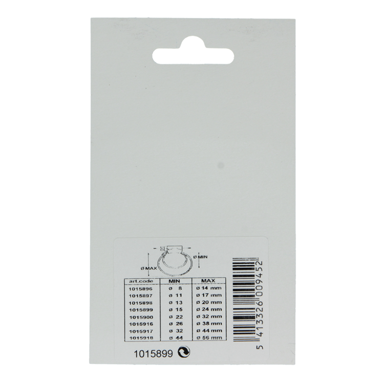 Mack 1015899 - slangklem verz 15-24mm 2st | 10 stuks