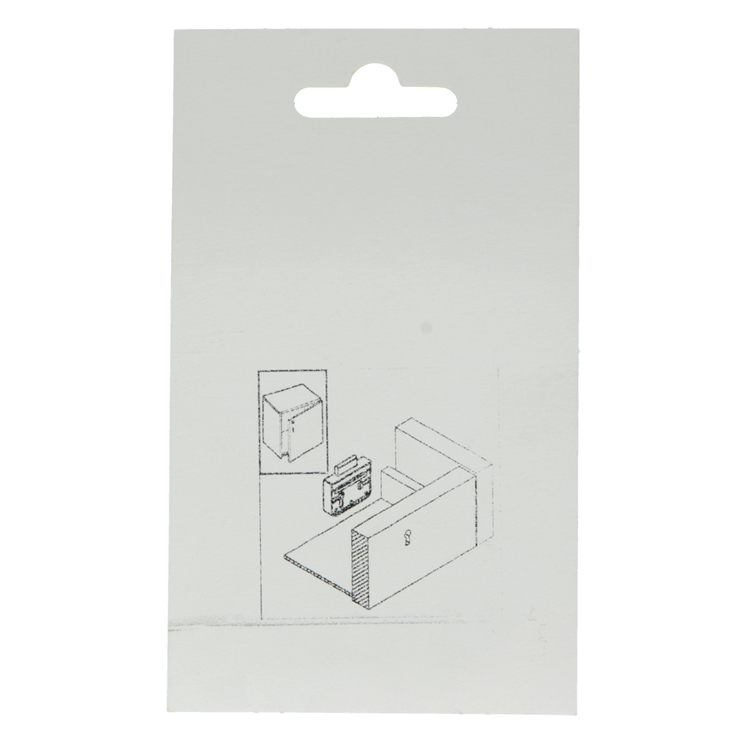 Mack 1015913 - 1 oplegmeubelslot vernikkeld 20mm | 5 stuks