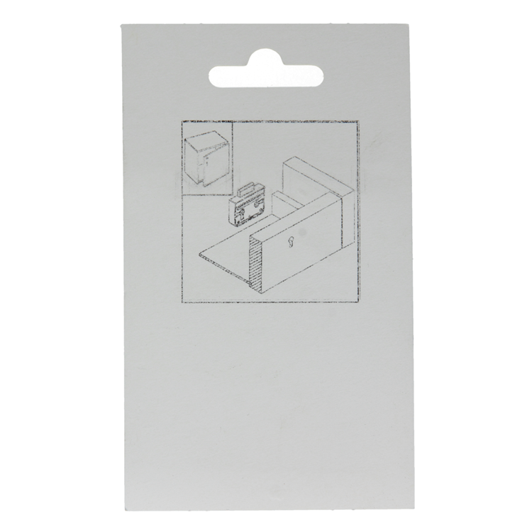 Mack 1015914 - 1 oplegmeubelslot vernikkeld 25mm | 5 stuks