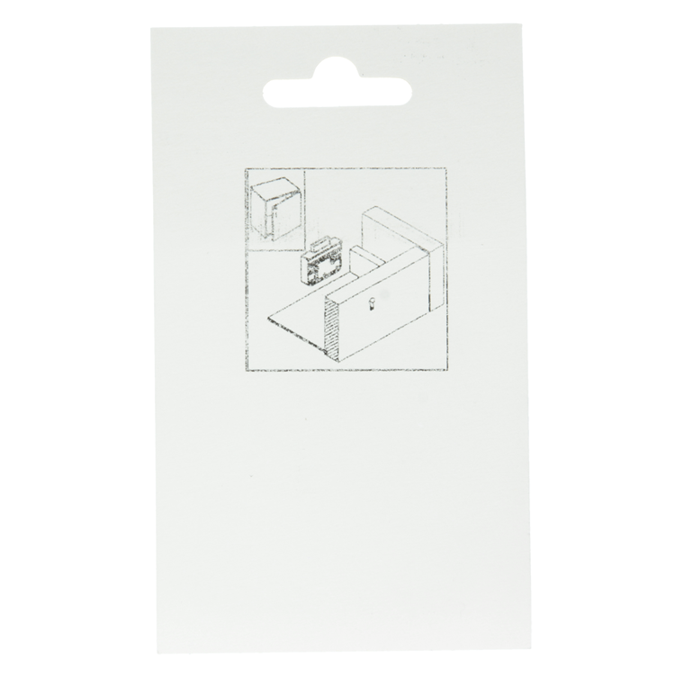 Mack 1013606 - 1 oplegmeubelslot vernikkeld 35mm | 5 stuks