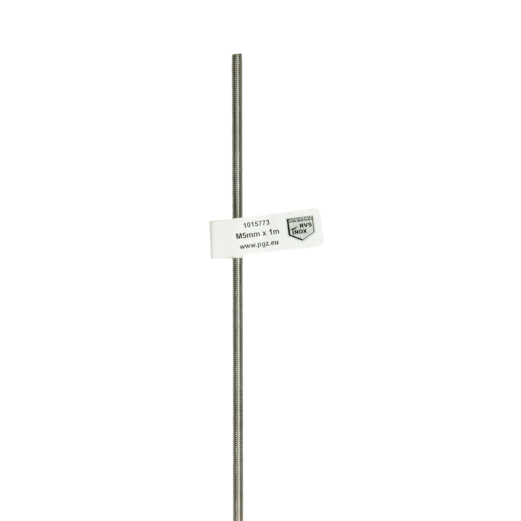 Mack 1015773 - draadeinden inox a2 din 976 m5x1m | 10 stuks