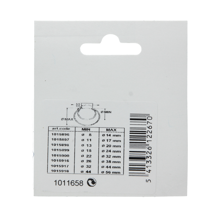 Mack 1011658 - slangklem verz 12-14mm 2st | 10 stuks