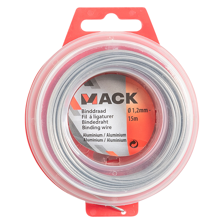 Mack 1015187 - binddraad aluminium hobby ø1,2mm - 15m | 6 stuks