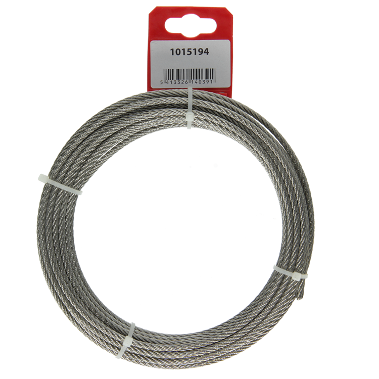Mack 1015194 - staalkabel 7x7 rvs aisi 316 104mm wll 150 kg din en 12385-4 | 5 stuks