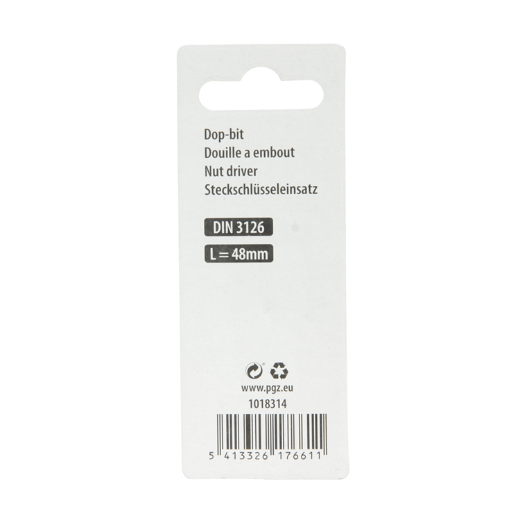 Mack 1018314 - zeskantdop-bit magnet. 10mm | 5 stuks