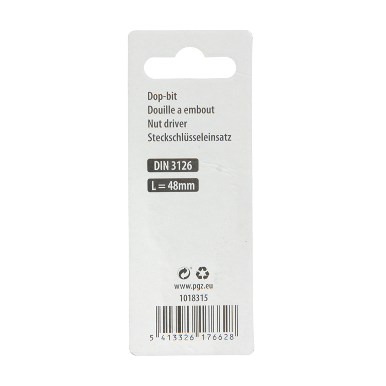 Mack 1018315 - zeskantdop-bit magnet. 12mm | 5 stuks