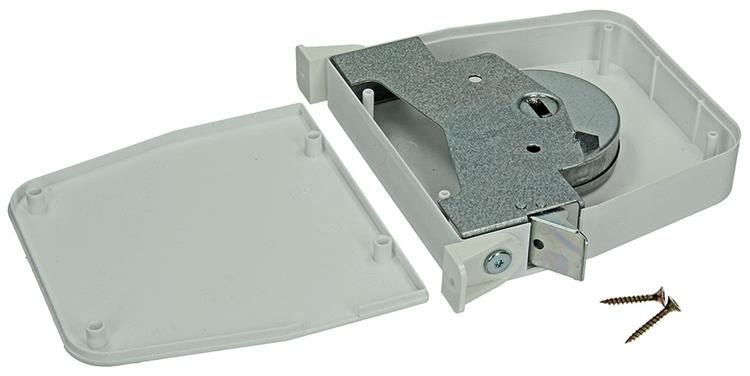 Mack 1010098 - 1 lintoproller orienteerbaar wit 6m 22mm | 5 stuks