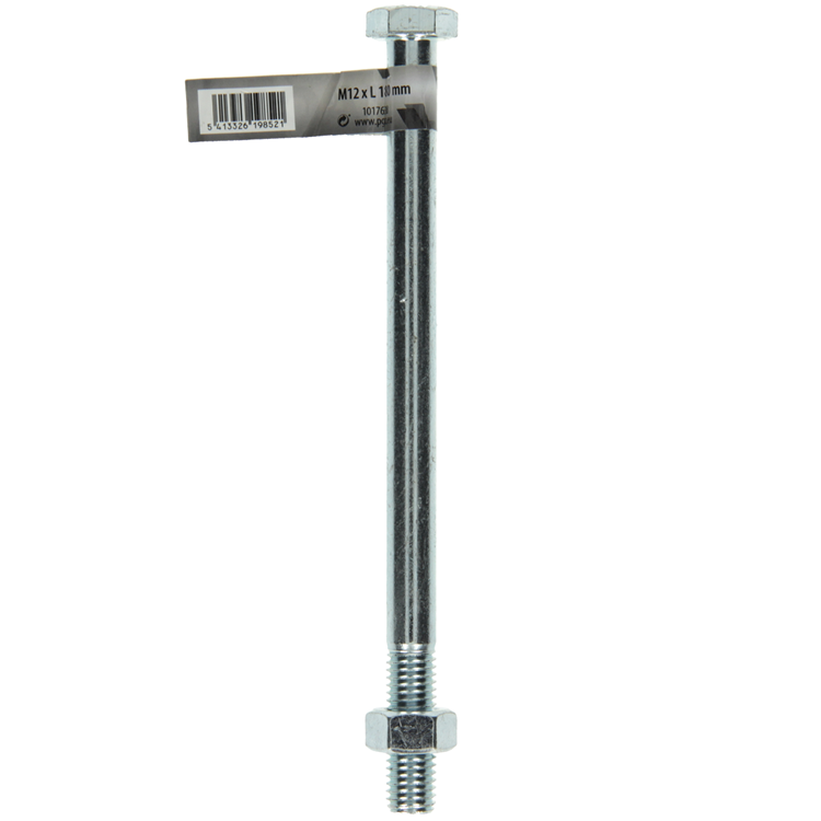 Mack 1017638 - mekaniekbout + moer staal verzinkt 1 st m12 x 180 mm | 10 stuks
