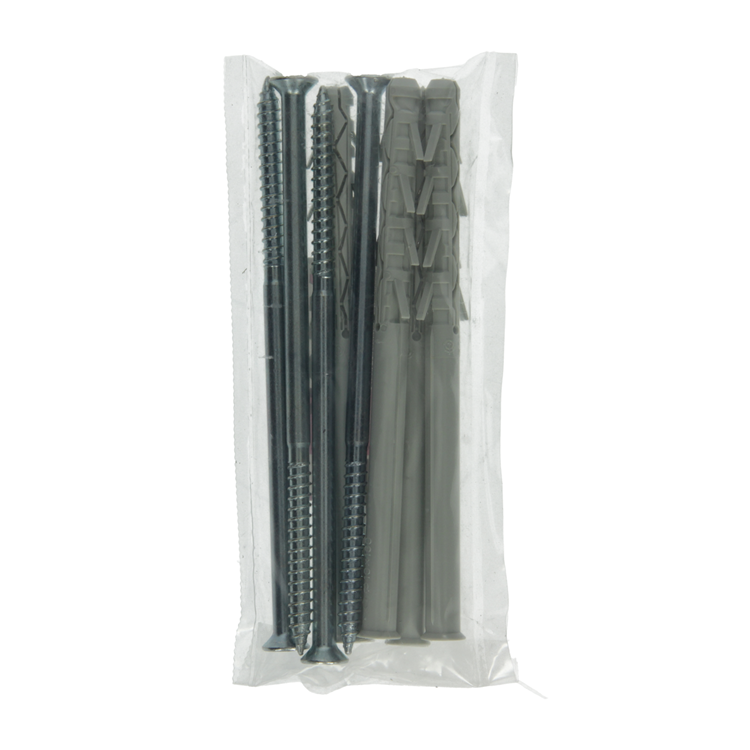Mack 1019931 - kozijnplug lange exp. polyam. + schr 4st 10 x 160 mm | 5 stuks